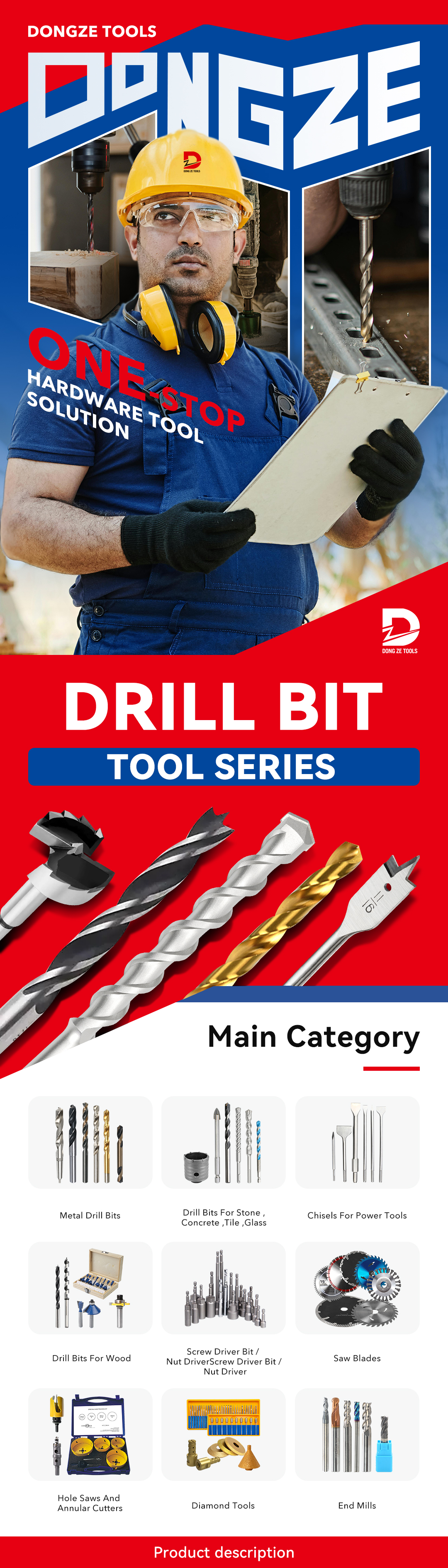 Wood Splitter Drill Bit