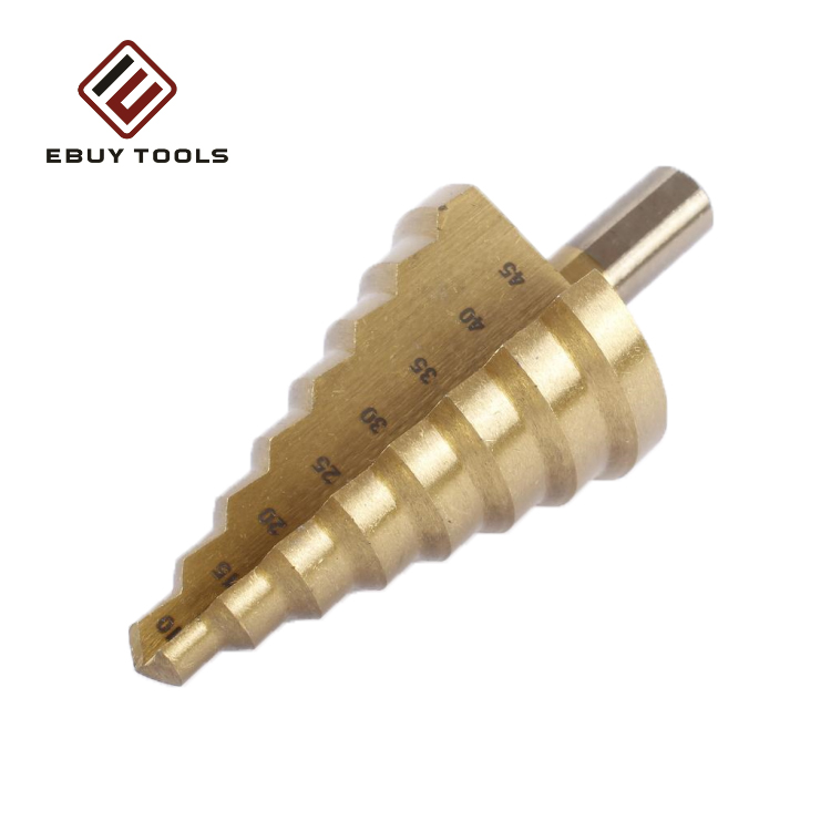 High Efficiency Professional Stepped HSS Cobalt Step Drill Bit Power Tools For High Speed Drilling