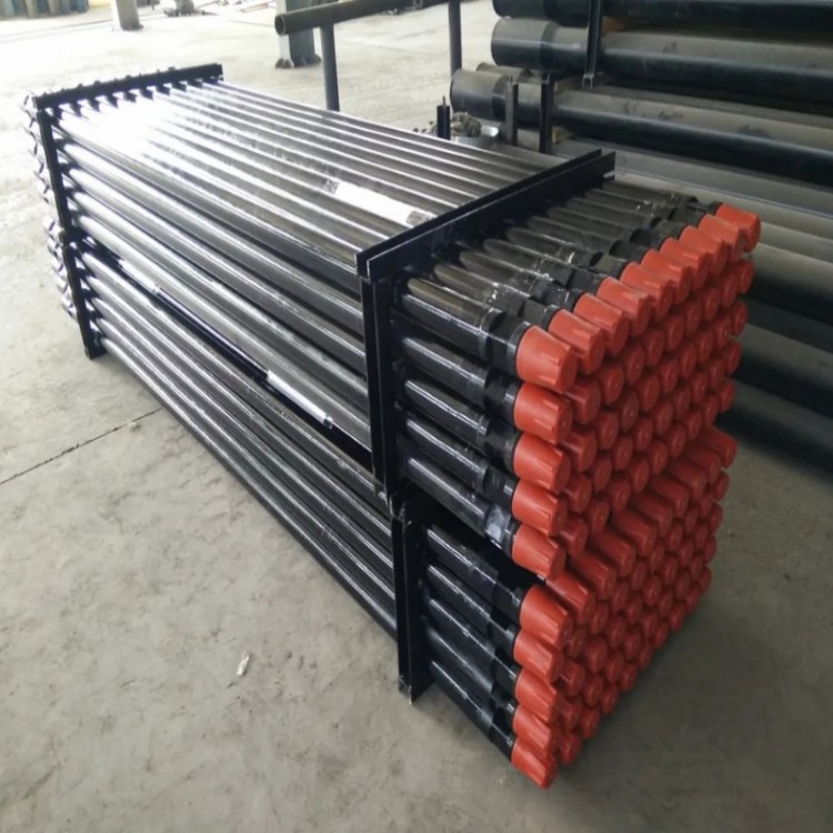 Jinghe 102mm 4" Stainless Steel Water Well Drill Rod 1m 2m 3m 6m Dth 2 7/8 Used Mining Machine Parts For Sale