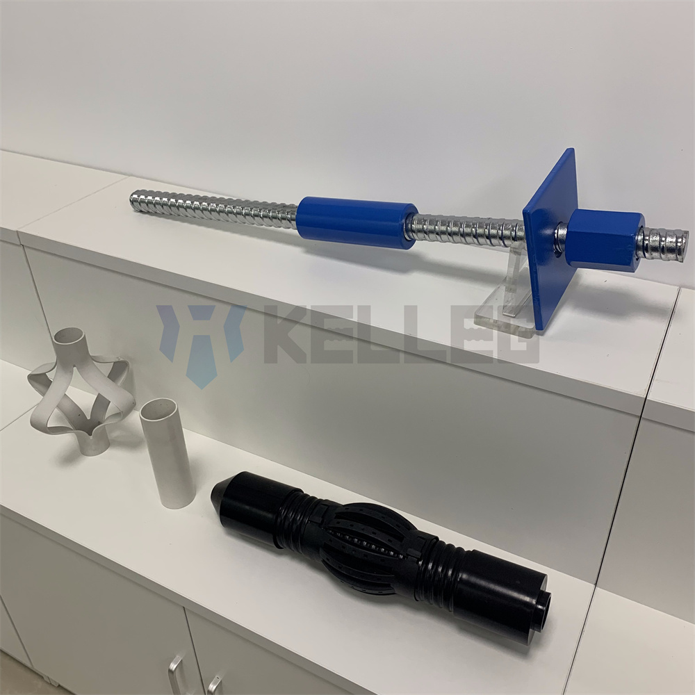 Micropile Rock Bolt Post Tensioning System Refined Rolled Thread Iron Ground Anchor Drilling Tool for Casting Process