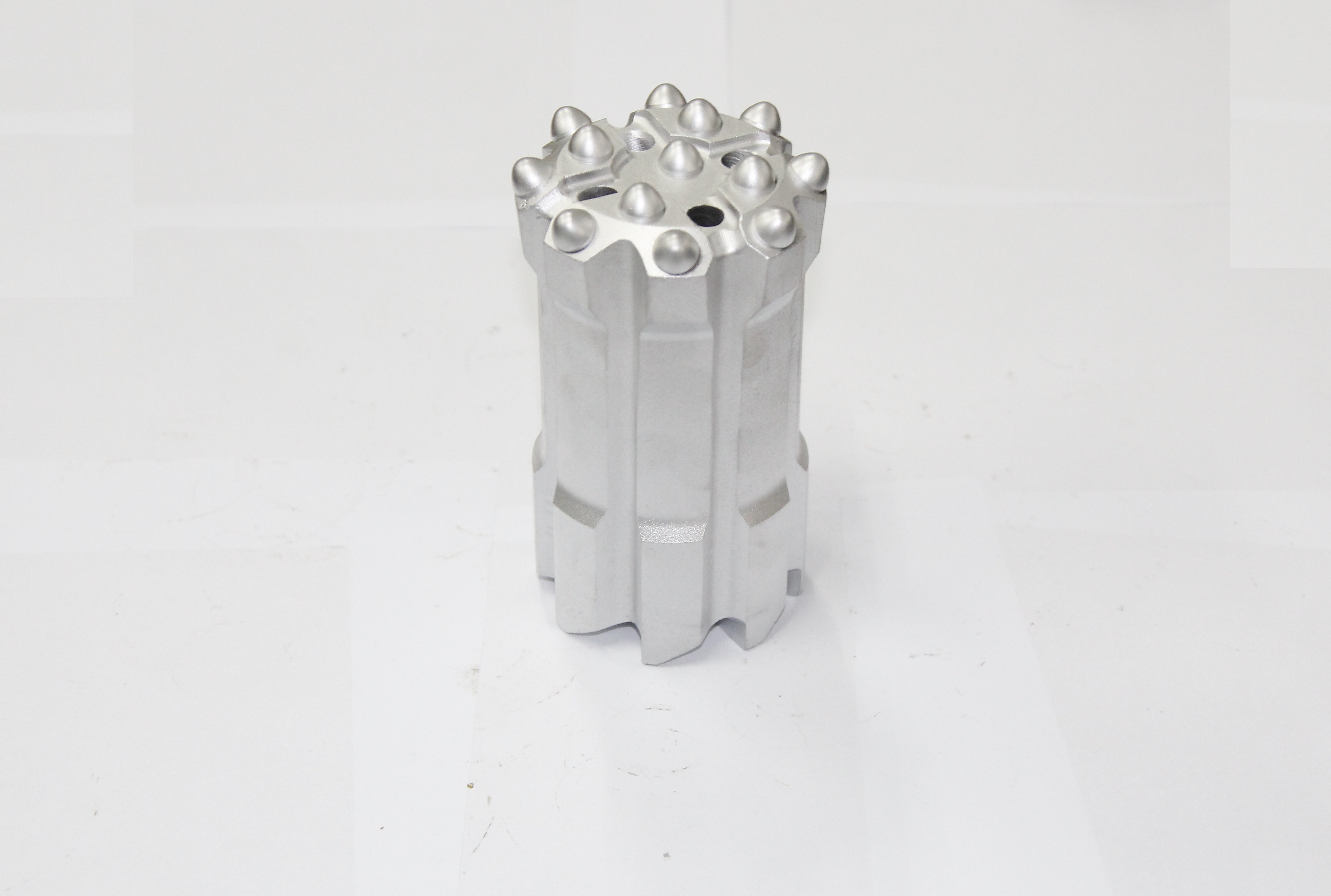 T51 Button Bit 89mm Drop Center Retract Casting Carbon Steel Silver Drilling Tool 6-Month Warranty Coal Mining TECHGONG 5kg