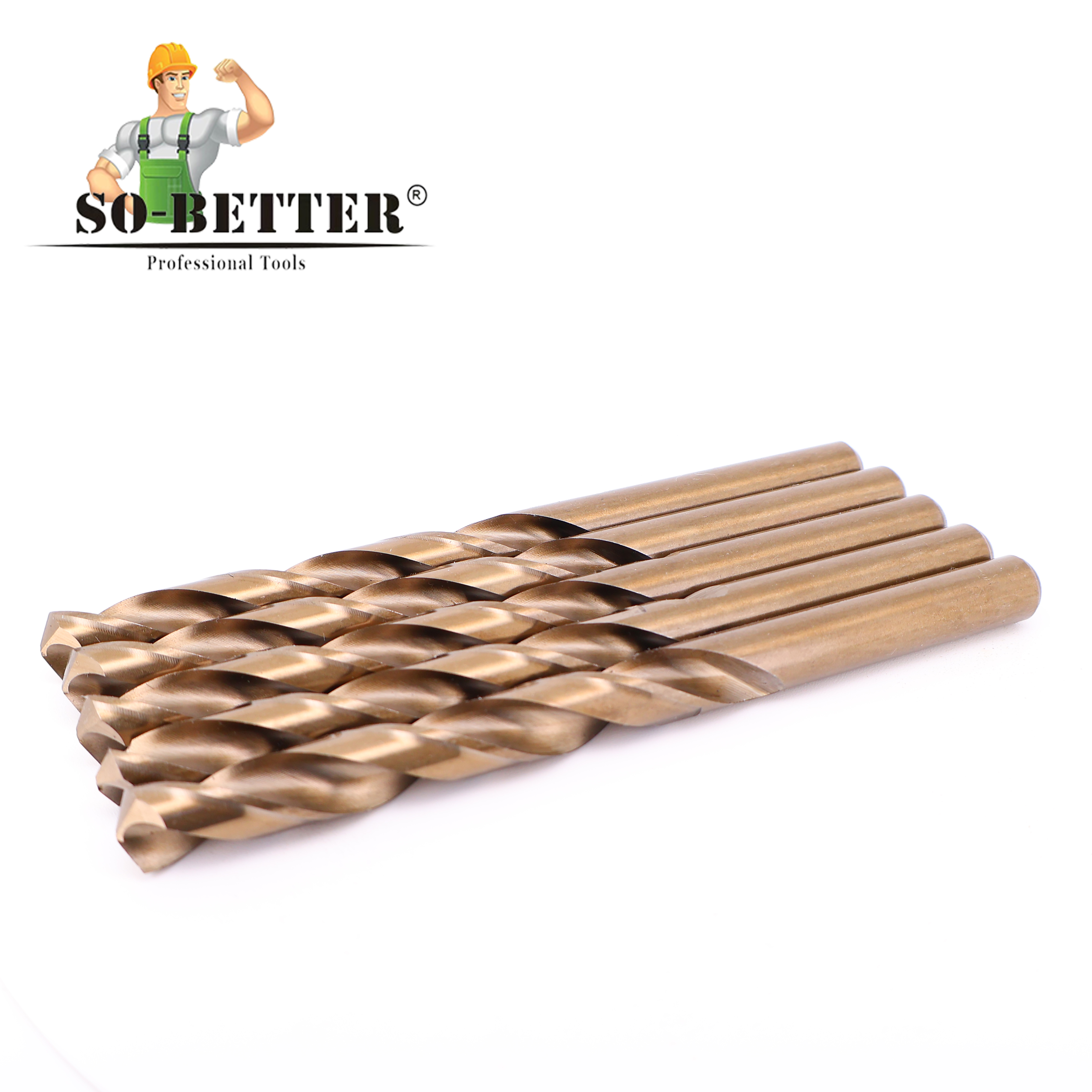 Factory Direct HSS Cobalt Twist Drill Bits Fully Grinding For Stainless Steel Metal Drilling Wholesale