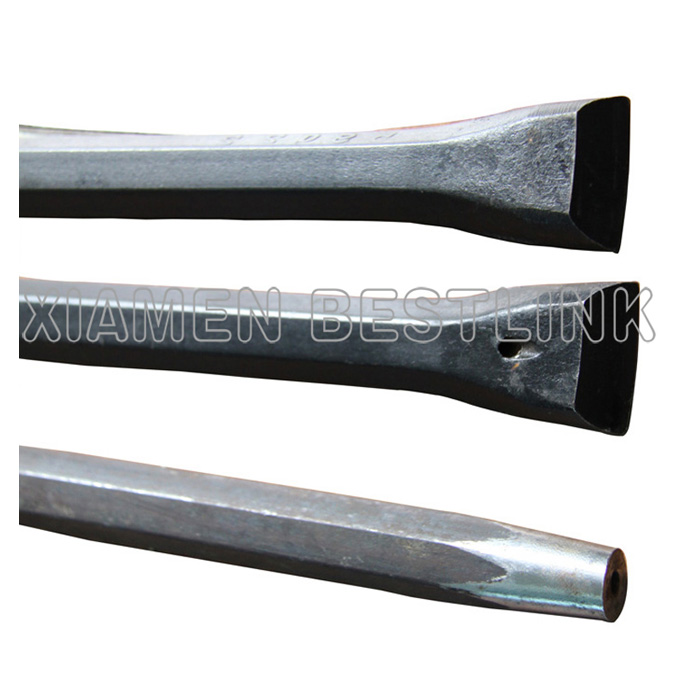 Professional Rock Steel 11 Degree Taper Rod Integral Drill Steels for Underground Mining for Wholesales