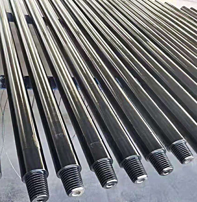 3 Inch 2 3/8" REG Drill Pipe 76mm 2m Length Forging Stainless Steel DTH Drill Rods For Ore Mining Jinghe Brand