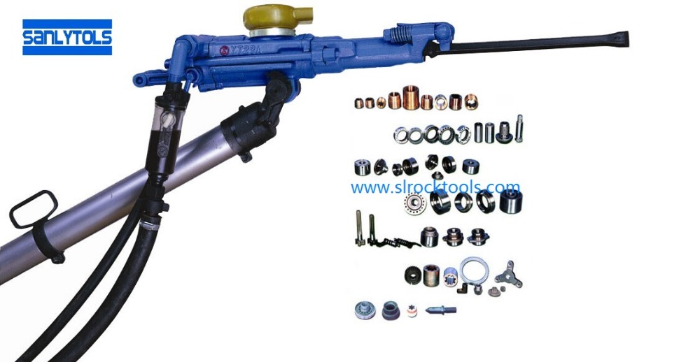 Hand-held Pneumatic Rock Drill/Air Leg Rock Drill Jack Hammer/rock Drilling Machine