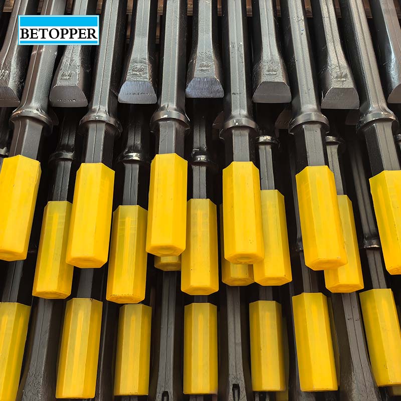 High Quality H22 Shank 11 Degree Taper Drill Rod 400-8000mm Carbide Steel Bar For Mining Forged Drilling Tool