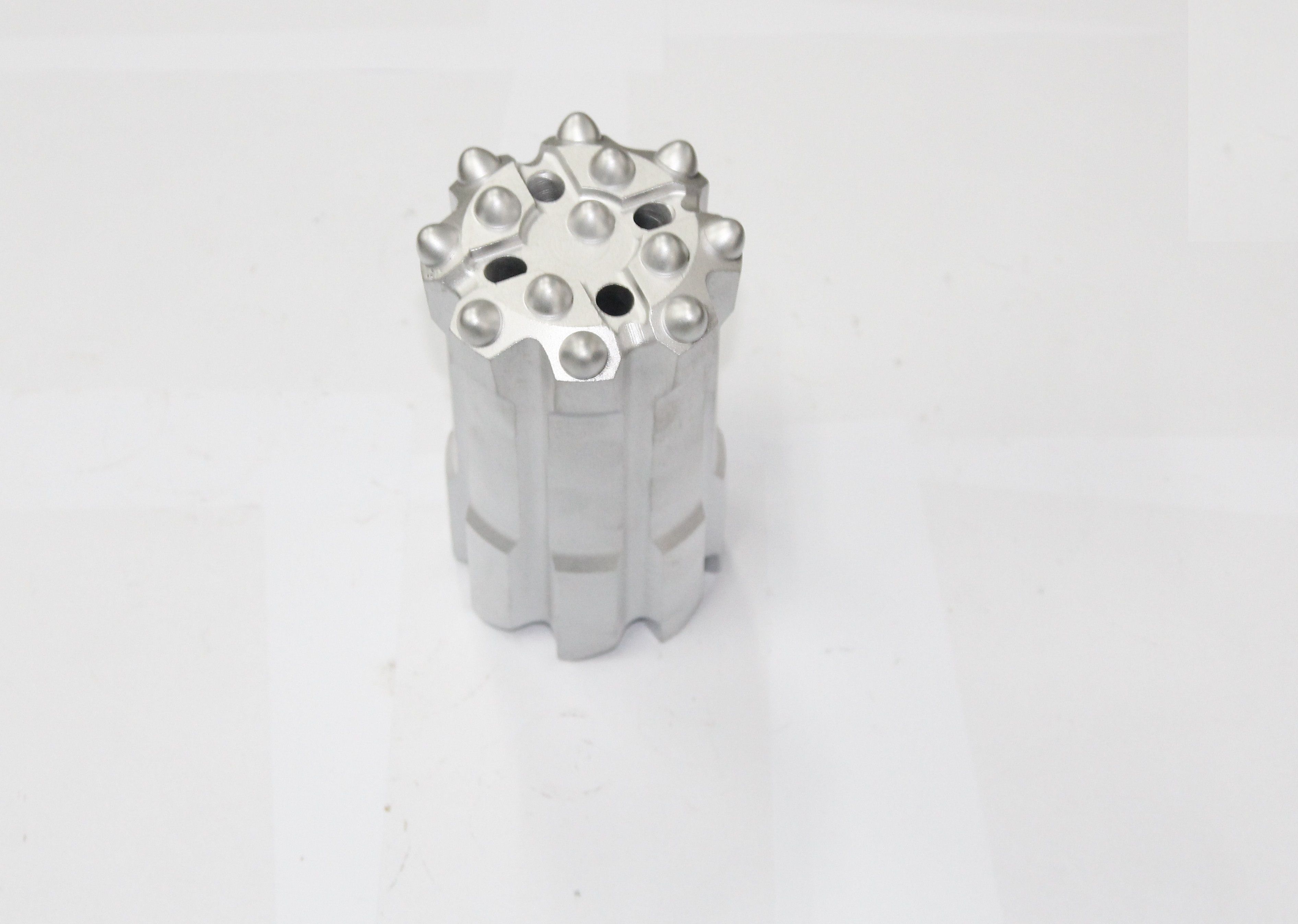T51 Button Bit 89mm Drop Center Retract Casting Carbon Steel Silver Drilling Tool 6-Month Warranty Coal Mining TECHGONG 5kg