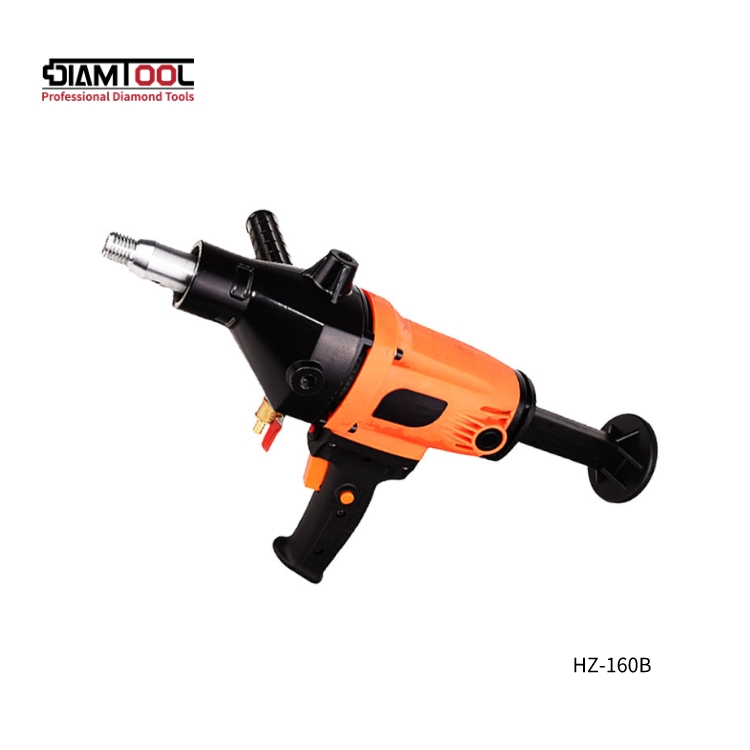 HZ-160 1900W Two Speed Handheld Diamond Core Drill Machine 150mm For Concrete Brick Masonry