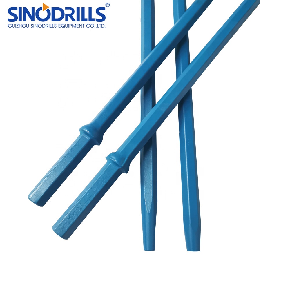 Sinodrills Multi Function Barrenos Conicos H22x108 Tapered Drill Rod for Copper Mine
