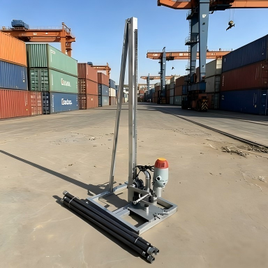 220V 2.2kW Handheld Electric Water Well Drilling Rig 30m Max Depth Portable 100mm Borehole Driller Motor Small Rig For Home Farm
