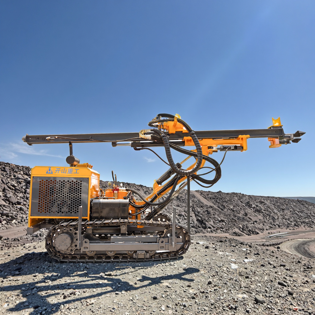 Separated DTH Drill Rig