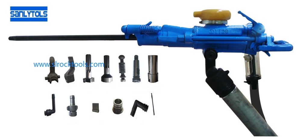 Hand-held Pneumatic Rock Drill/Air Leg Rock Drill Jack Hammer/rock Drilling Machine