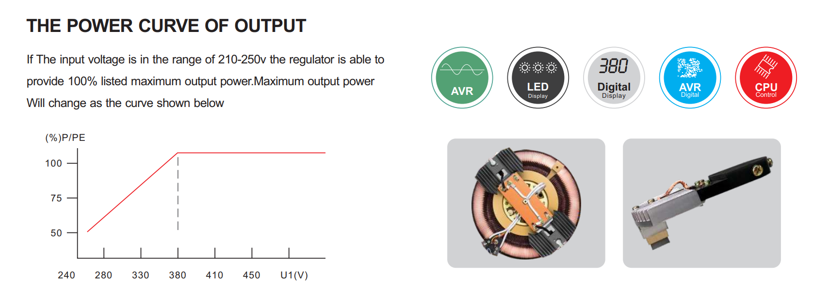 Three Phase Servo Motor AC Automatic Voltage Regulator Stabilizers