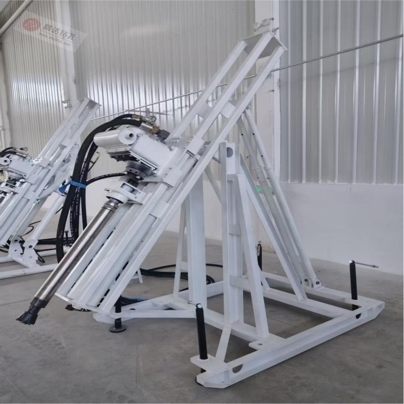 Pneumatic Rock Drill Engine-Powered Customizable Drilling Rig For Underground Tunnels &amp; Open-pit Mines Max 60m Depth