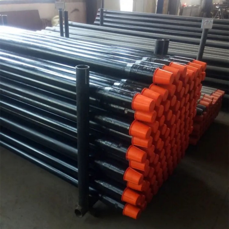 Jinghe 102mm 4" Stainless Steel Water Well Drill Rod 1m 2m 3m 6m Dth 2 7/8 Used Mining Machine Parts For Sale