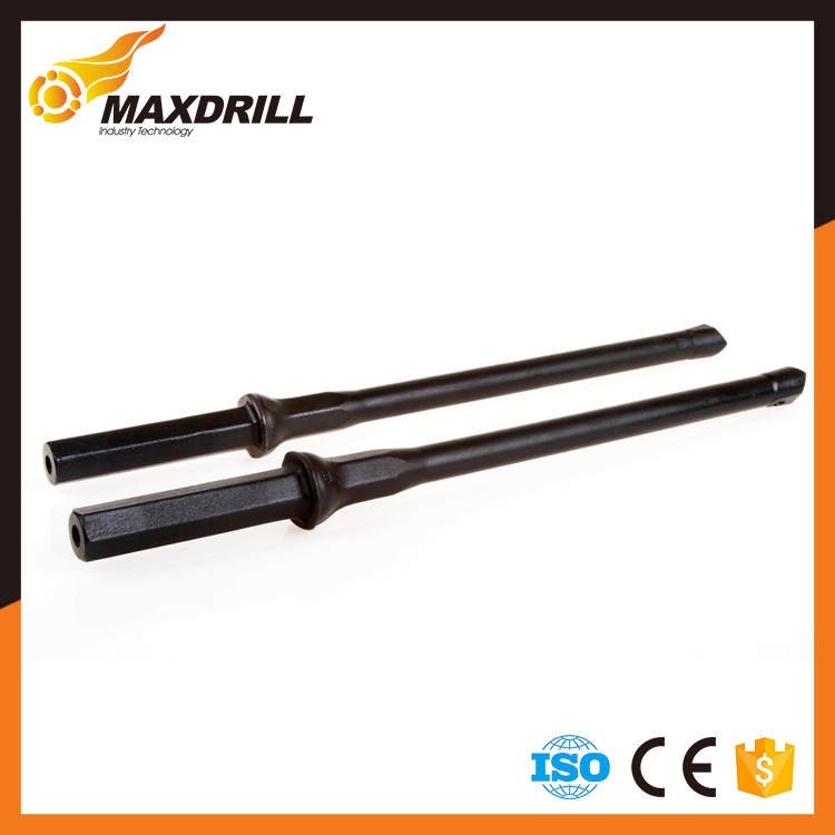Maxdrill Cheap Price Plug Hole Drill Rod Integral Drill Steel Hex Shank 22*82.5mm/108mm for Small hole , Rock Well drill