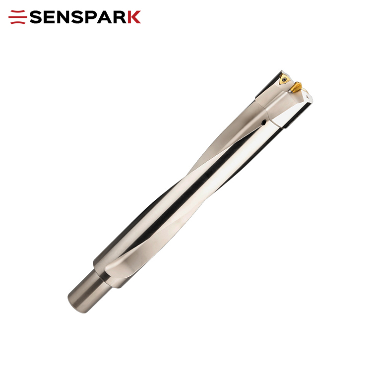 Split Type WPD U Drill Removable Extended Violent Drill With Pilot Drill Deep Large Hole Drill Bit for CNC Lathe SENSPARK
