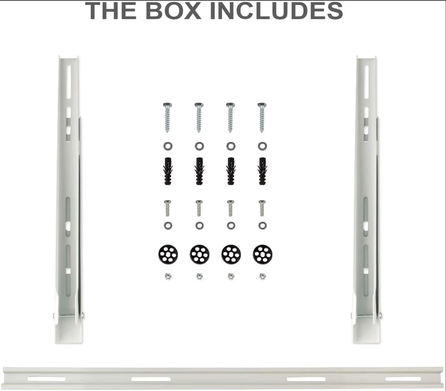 JH High Quality Heavy Duty Foldable Support Bracket Mini Split A/C Wall Mount Crossbar Brackets