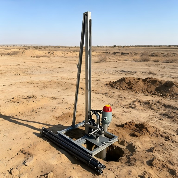 Small Rig 20m Handheld Electric Water Well Drilling Machine 1.8kW 220V 80mm Portable Borehole Driller For Home Farm YJC