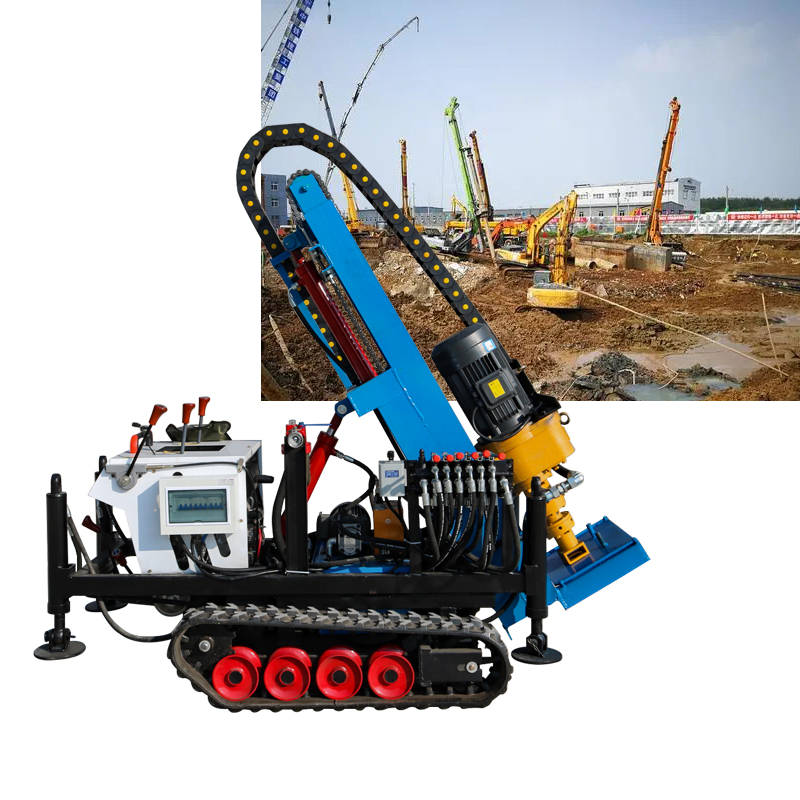 Crawler Mining Drilling Rig Rock Borehole Mining Blasting Down-the-hole Drill Small Hydraulic Down The Hole Drilling Rig