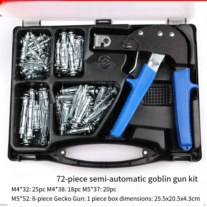 Molly Bolts for Drywall Plaster Walls, Hollow Wall Anchors Heavy Duty With Setting Tool, Drywall Wall Anchors and Screws Kit