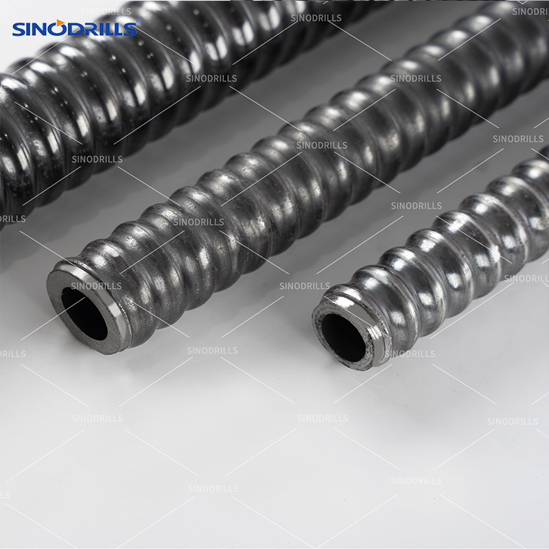 Soil Nailing Tools Galvanized Grouting Hollow Anchor Bar Rock Bolt Installation Procedure