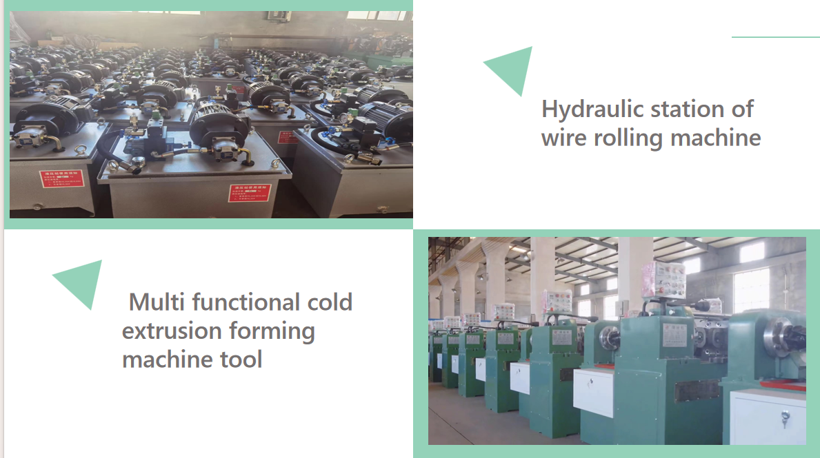 High speed thread rolling machine