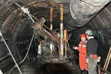Mining installation site