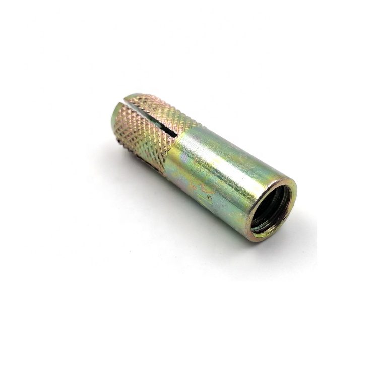 Good Quality Drop-in Anchor Setting Tool Carbon Steel Nut M8 M10 M14 SS304 SS316 Drop-in Anchor Expansion Anchor Bolt
