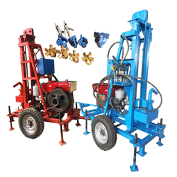 70-300mm aperture small diesel water well drilling rig