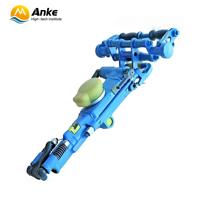 Anke YT28 Pneumatic Rock Drill Hammer Drill with Pump Portable Handheld Drilling Tool 6m Depth for Mining Construction Quarrying