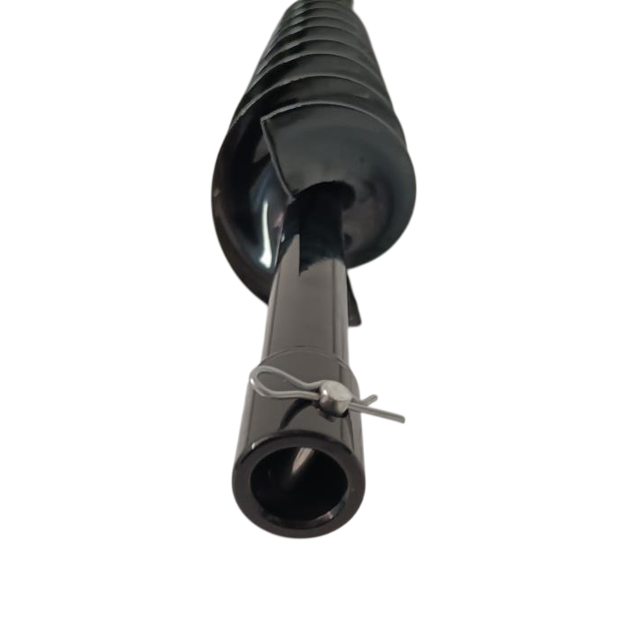 4 Inch 10cm X 80cm Earth Auger Drill Bit with Detachable Head Replaceable Alloy Blades for Soil Drilling