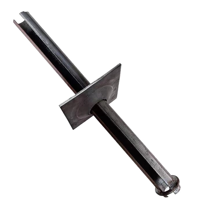 Mining Roof Ground Support Split Set with Domed Bearing Plate Mining Roof Bolting Rock Anchor Support Solution
