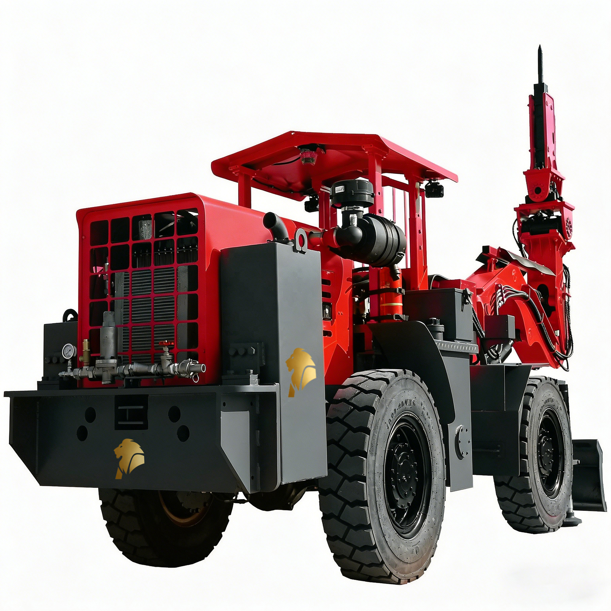 High Efficiency Diesel-Powered Rotary Hydraulic Scaling Drill Rig with Motor for Underground Tunneling Rock Bolt Scaling Mining