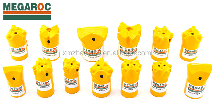 Tungsten Carbide High Quality 32mm-42mm Taper Button Bit for Rock Drilling