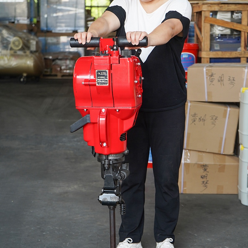 Handheld Gasoline Power Concrete Breaker Rock Drill Jack Hammer New Condition YN27C Core Drilling Rig With Motor Component