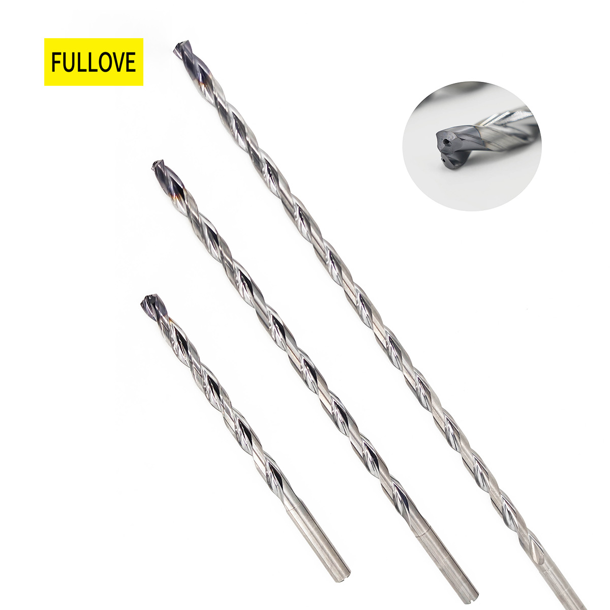 20xD Extra-Long Internal Coolant Carbide Deep Hole Drill For Stainless Steel