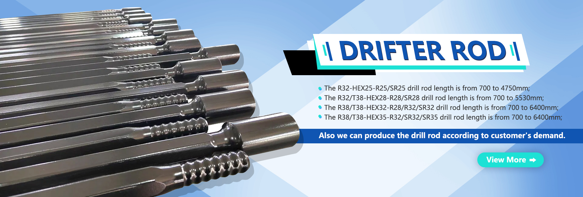 Hammer Drill Rod Detail