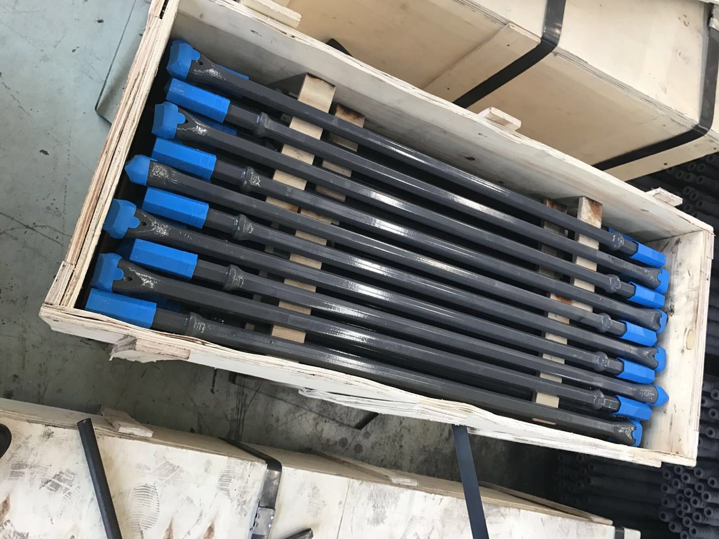 Tapered Drill Rod Mining Tunnel Hexagonal Steel Drill Rod H22 H25 Taper 7 11 12 Rock Drill Rod