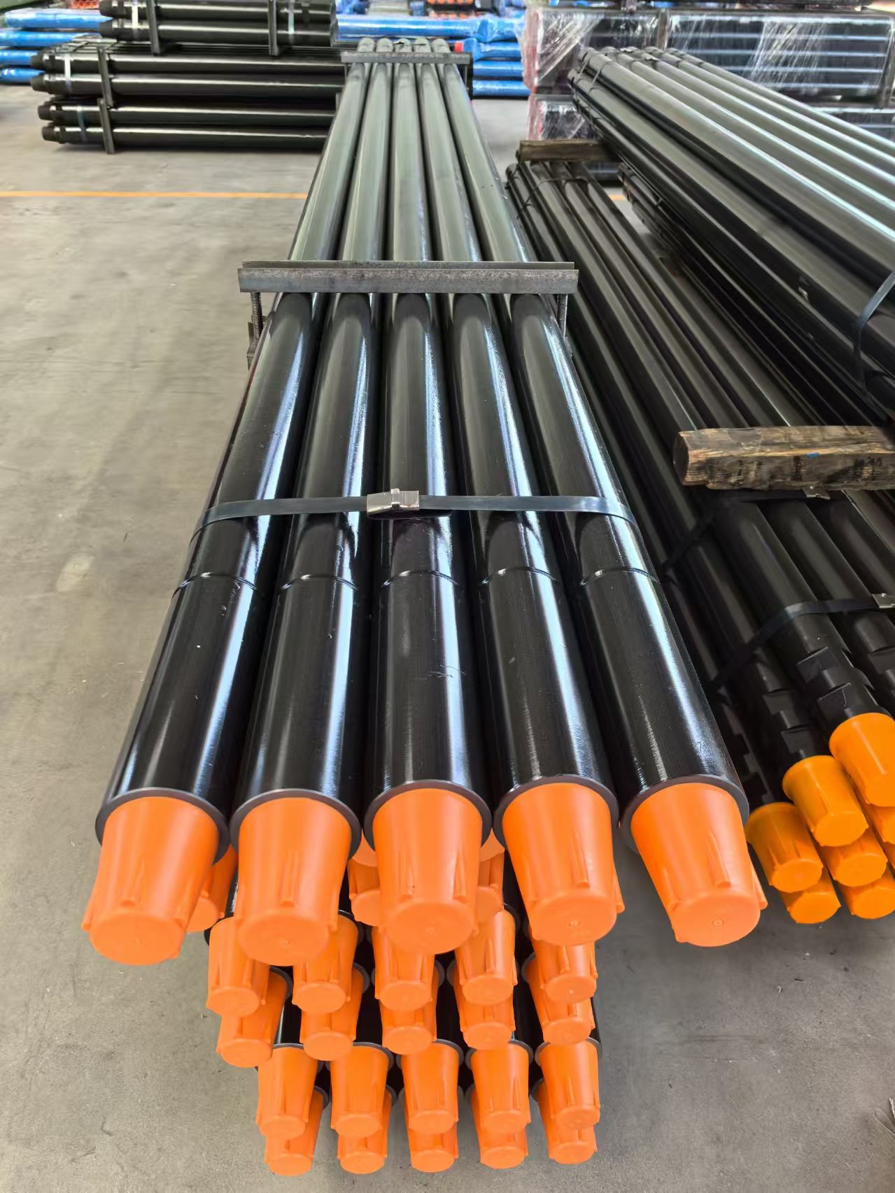 76mm 89mm 102mm 114mm 127mm 140mm Hex Extension Drill Stem Rod DTH Drill Pipe Rod For Mining Drill Rig Forged Drilling Tool