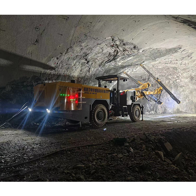 Fabricado Da China Rock Bolting Hydraulic Drilling Rig Machinery Underground Jumbo Drilling Rig Machine