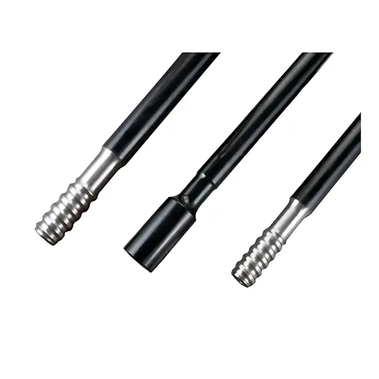 Tapered Drill Steel for Rock Anchoring and Grouting in Underground Excavations with Integral Shank Design for Quick Bit Changes