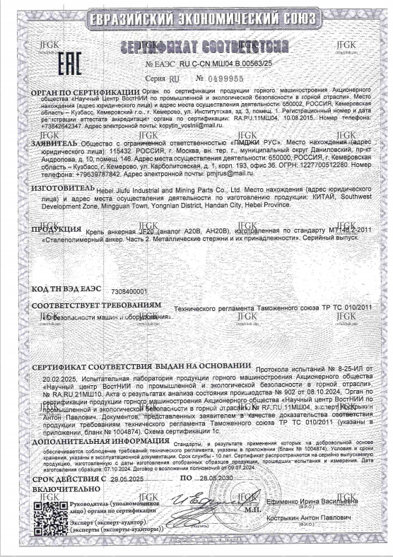 Testing Certificate 1
