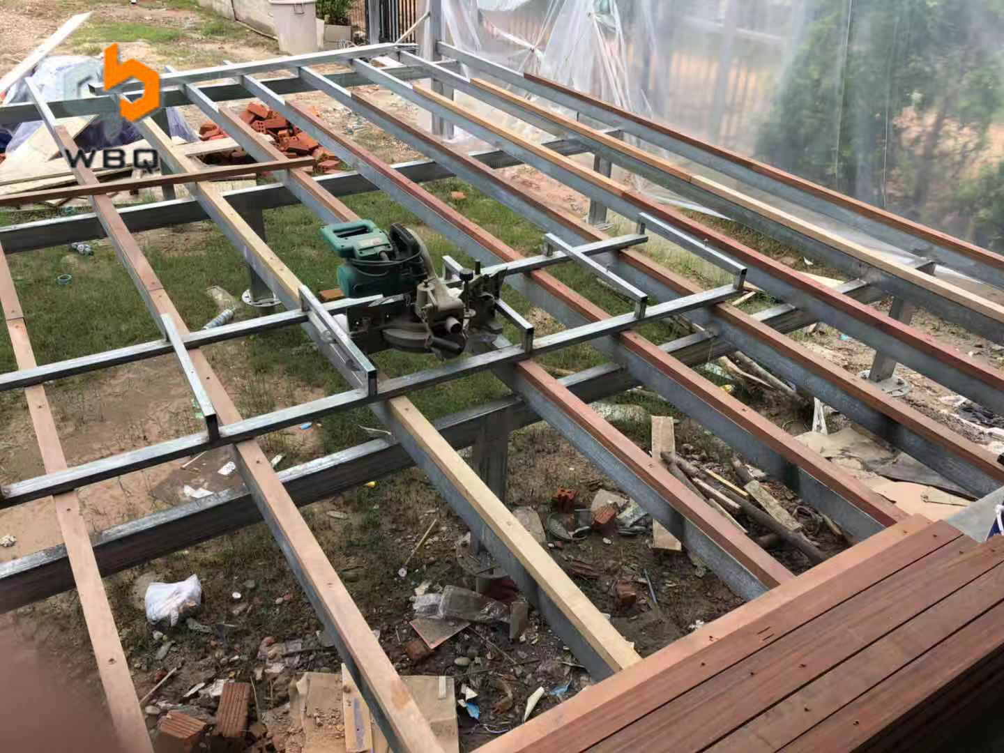 Ground Screw Pole Anchor Installation Machine Terraces Warehouses
