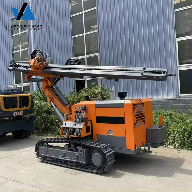Steel Crawler DTH Mine Drilling Rig Borehole Drilling Machine Manufacturers
