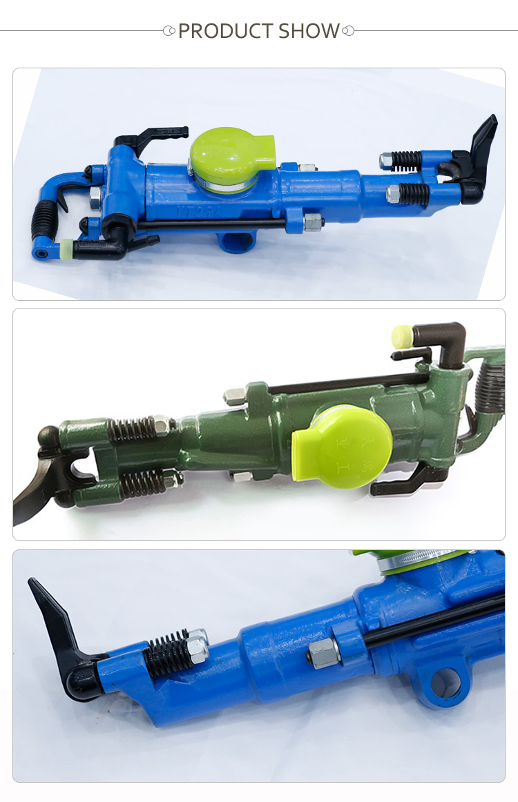 New Portable Hand Held Rock Drilling Equipment YT28 Multifunction Mini Rock Drill Pneumatic air Leg Rock Drill