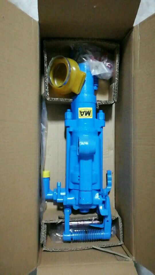 YT27 Portable Air Leg Rock Drill Pneumatic Jackleg Drill Mining Machinery Rock Drilling Tools For Gold Mining And Construction