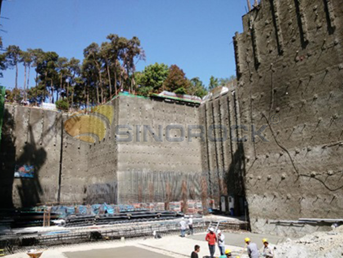 Excavation Retaining of housing construction