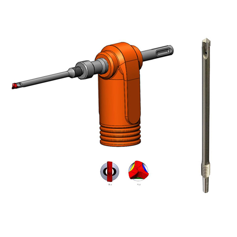 Drill bit structure view 3