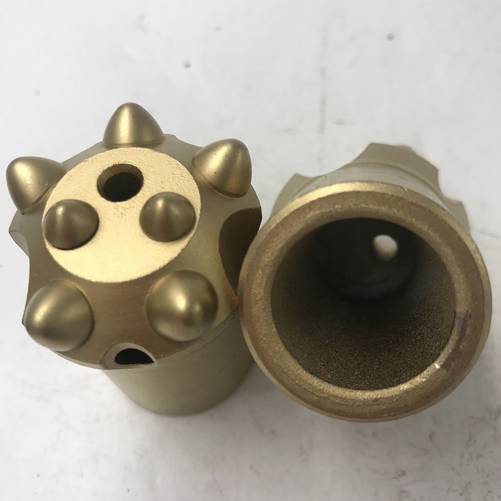 Sinodrills 7 Button 38mm Tapered Rock Drill Bits Mitsubishi Carbide Bits Construction Ore Mining New Used Condition